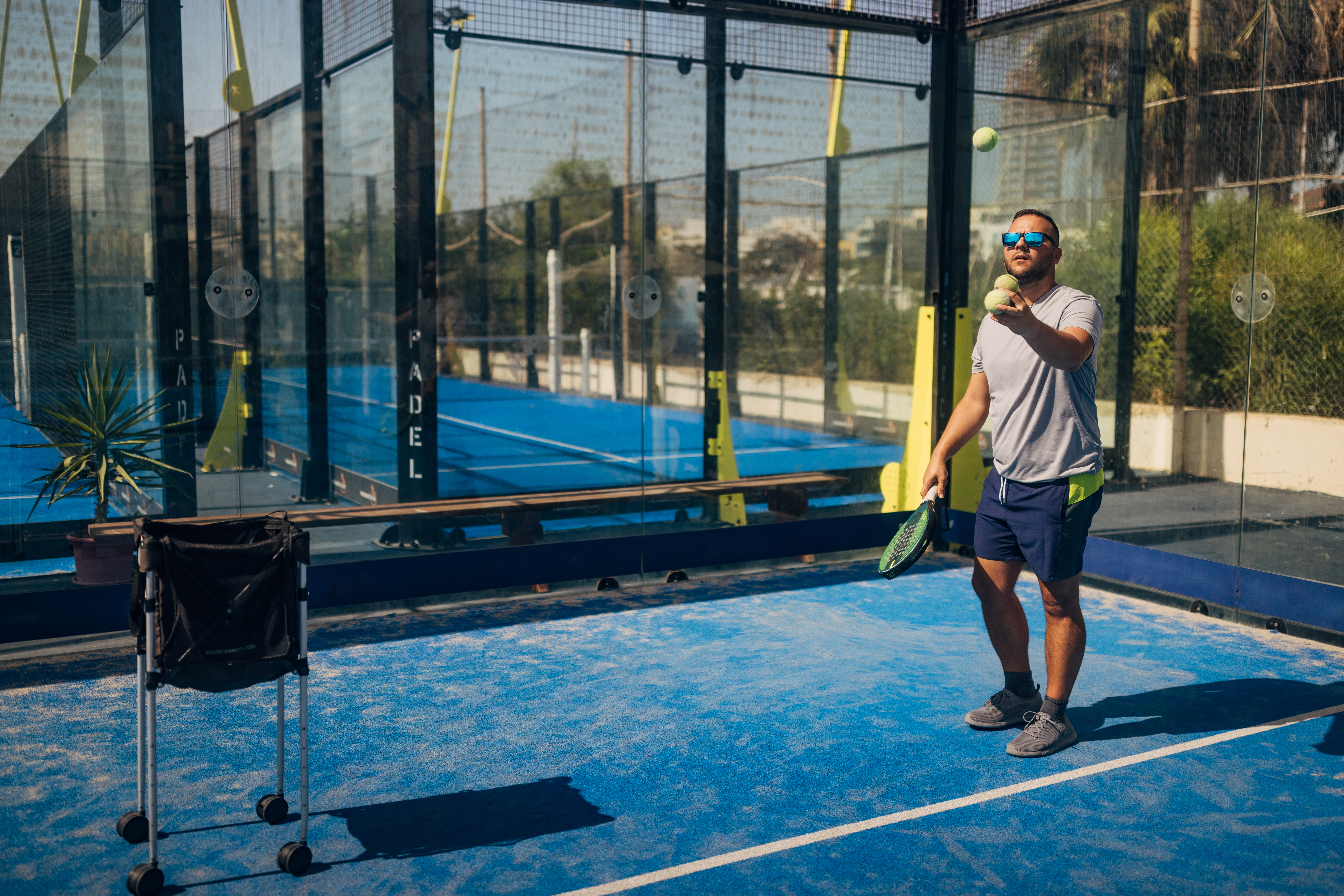 Partie de padel entre amis